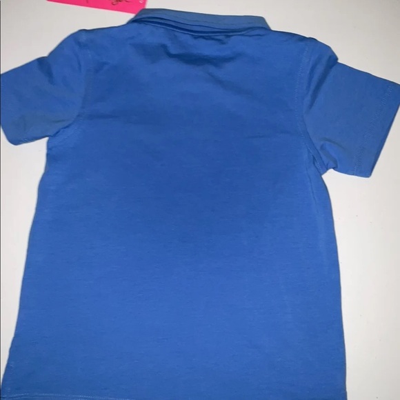 Lilly Pulitzer NWT Boys Polo Coastal Blue Size S - Picture 5 of 7